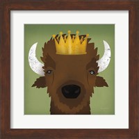 Buffalo III with Crown Fine Art Print