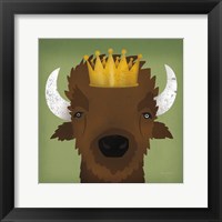 Buffalo III with Crown Fine Art Print