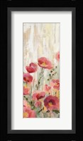 Sprinkled Flowers Panel II Framed Print