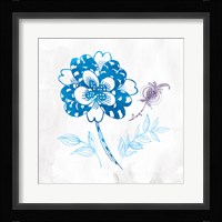 Eastern Boho III Peacock Blue Fine Art Print