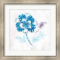 Eastern Boho III Peacock Blue Fine Art Print