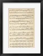 Musical Notes II Framed Print