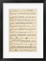 Musical Notes I Framed Print