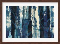 Deep Woods III Indigo Fine Art Print