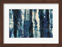Deep Woods III Indigo Fine Art Print