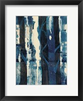 Deep Woods II Indigo Framed Print