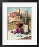 Vino Toscano no Border Framed Print