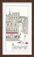 World Cafe V Paris II Pink v.2 Fine Art Print