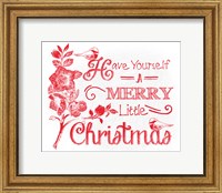 Chalkboard Christmas Sayings V on white Fine Art Print