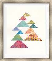 Modern Abstract Triangles I Fine Art Print
