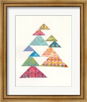 Modern Abstract Triangles I Fine Art Print