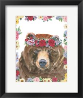 Flower Friends VII Framed Print