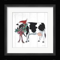 Holiday Farm Animals IV Framed Print