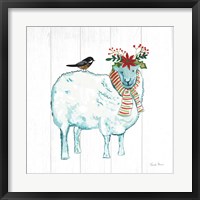 Holiday Farm Animals III Fine Art Print