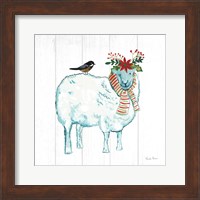 Holiday Farm Animals III Fine Art Print