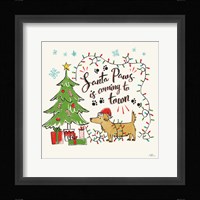 Winter Wooferland II Framed Print