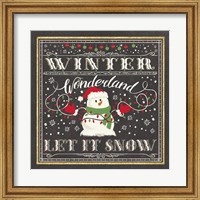 Winter Wonderland III-Let It Snow Fine Art Print