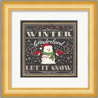 Winter Wonderland III-Let It Snow Fine Art Print