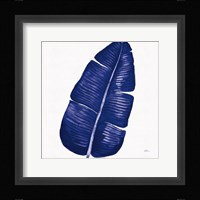 Welcome to Paradise XV Indigo Framed Print