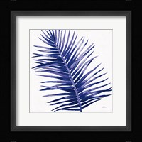 Welcome to Paradise XIV Indigo Framed Print