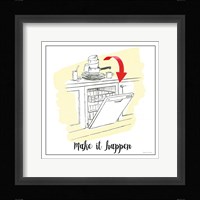 Home Improvement V with Color Script Framed Print