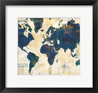 World Map Collage v2 Fine Art Print