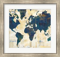 World Map Collage v2 Fine Art Print