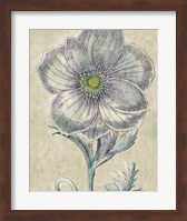 Belle Fleur II Crop Linen Fine Art Print