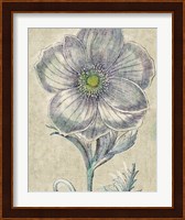 Belle Fleur II Crop Linen Fine Art Print