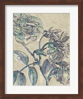 Belle Fleur I Crop Linen Fine Art Print