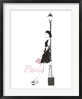 French Chic III Pink on White Fine Art Print