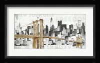 New York Skyline I Framed Print