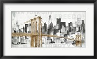 New York Skyline I Framed Print