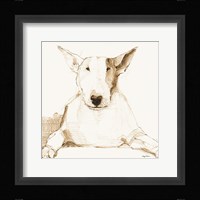 Orpheus Brown and Orange Framed Print