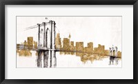 Skyline Crossing Gold Framed Print