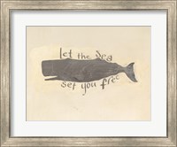 Whale Element Words v2 Fine Art Print