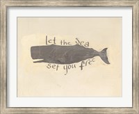 Whale Element Words v2 Fine Art Print