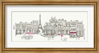 World Cafe II Paris Pink Fine Art Print