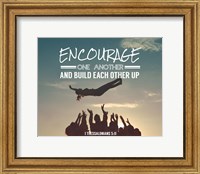 Encourage One Another - Celebrating Team Fine Art Print