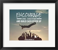 Encourage One Another - Celebrating Team Fine Art Print