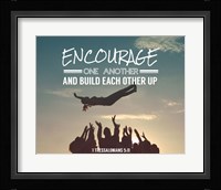 Encourage One Another - Celebrating Team Fine Art Print