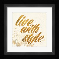 Shoe Fetish Quotes III Light Framed Print