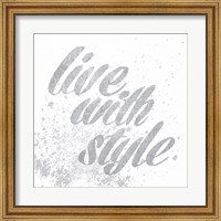 Show Fetish Quotes III Light Silver Fine Art Print