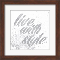 Show Fetish Quotes III Light Silver Fine Art Print
