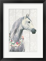 Spirit Stallion I on wood Framed Print