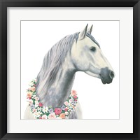Spirit Stallion I Square Framed Print