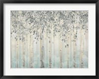 Silver and Gray Dream Forest I Fine Art Print