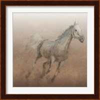 Stallion I on Leather Fine Art Print