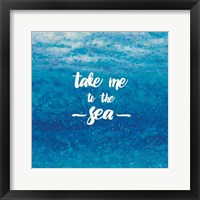 Underwater Quotes I Framed Print