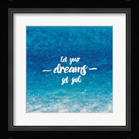 Unerwater Quotes II Framed Print